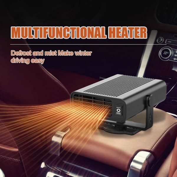 500W Bilvarmer DC 12V Varmtvifte Avfukter Defroster D