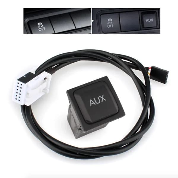 AUX-lydkabelstik med ledning til VW Golf MK5 MK6 Jetta RCD310[pl]