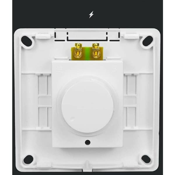 Takvifte hastighetsregulator hvit 220v 10a veggbryter