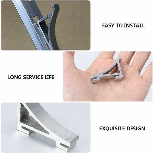 8 Pieces Refrigerator Shelf Clips Shelf Holder for Fridge Freezer Cooler,