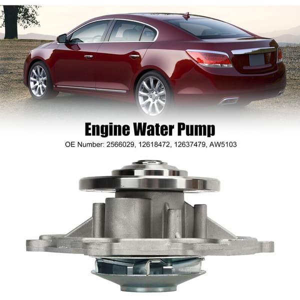 Engine Water Pump 12566029 Coolant Pump for Equinox Impala Malibu Traverse