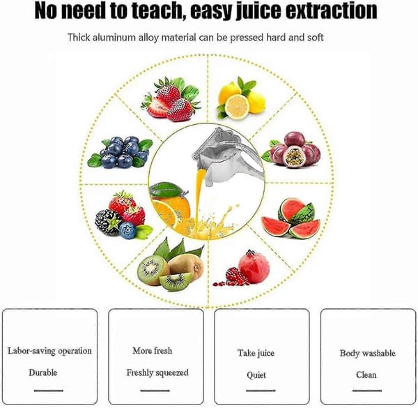 Aluminum Alloy Juicer, Practical Manual Fruit Press, Juicer szrh21