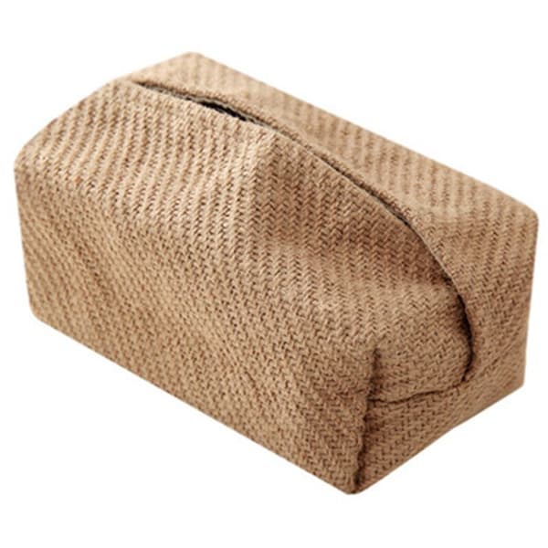 Fabric Napkin Holder, Rectangular Container, for Home, Napkins, Pouches, Elegant Table Decoration A