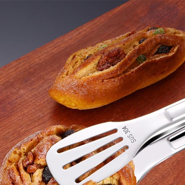 Køkkentang — Multifunktionel køkkentang i rustfrit stål (28,5 cm)