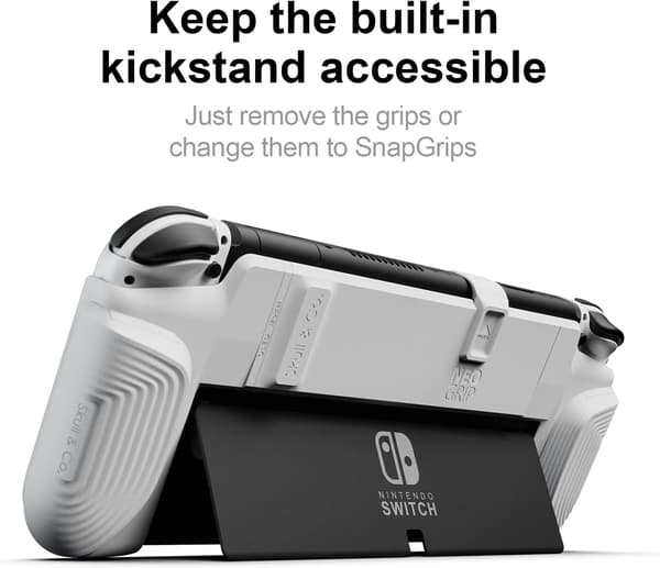 for Nintendo Switch OLED og vanlig modell: Et håndtak hardt skall