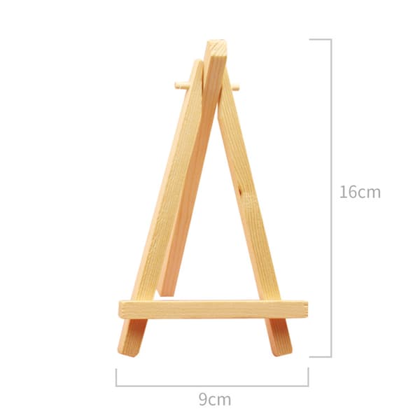10 stk Mini staffelier, treplatedisplay, fotomemo-holder, bordkortholder, 9*16 cm