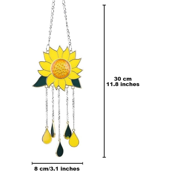 Metall solsikke hageklokke lyd, brukt for hjem, soverom,