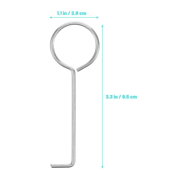 10 Pcs Shower Drain Hooks Floor Drain Grate Hook Bath Drain Removal Tool Sink Strainer Lift Hook
