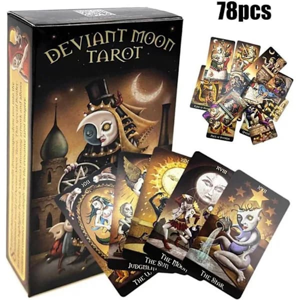 78 afvigende måne-tarotkort [co]