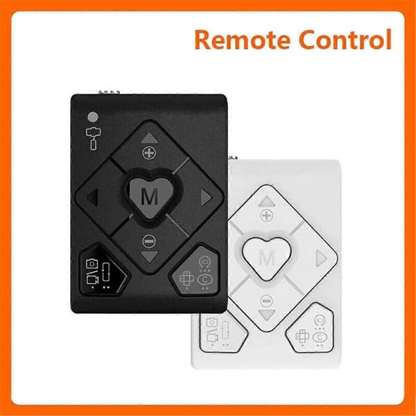 HRT-03 BT Remote Control for ISteady XE/X2/V2/V2s/M5/M6/MT2/Q/Pro 4/Mobile+ Smartphone Gimbal Stabilizer Black