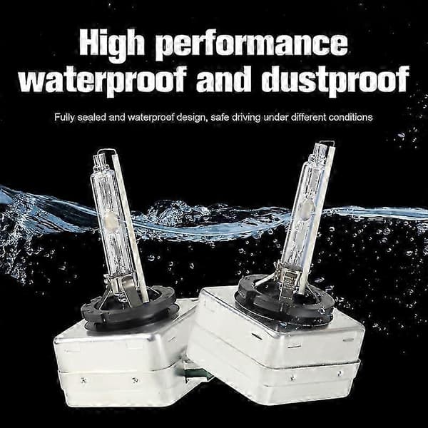D3S Xenon HID Bulbs 35W 6000K White for Charger, 2-pack