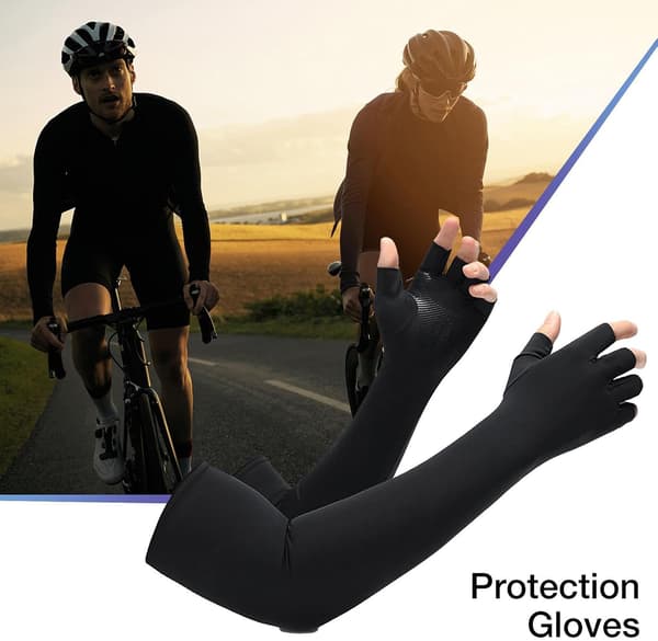 halvfinger-armmanchetter | ærme med halvfingerhandske -