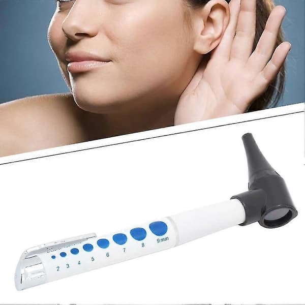 Mini Portable Ear Otoscope Endoscope Inspection Tool with 3 Replaceable Heads
