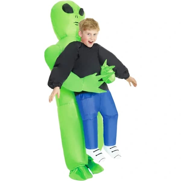 Alien Oppustelig Kostume til Halloween Cosplay Børn