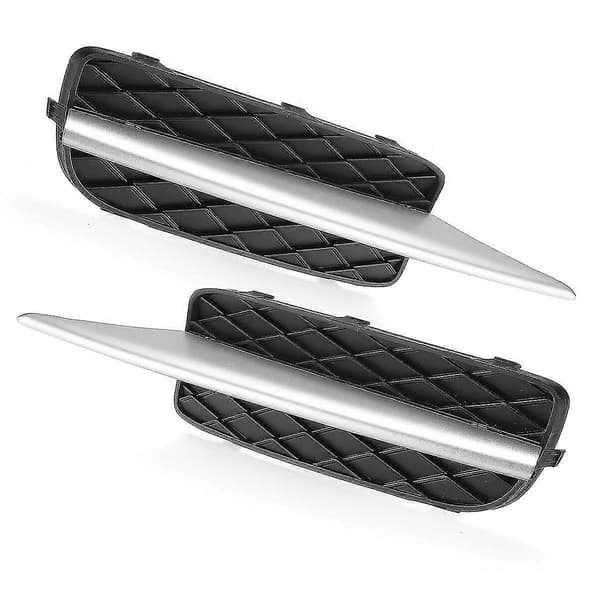 Car Front Bumper Lower Grille Cover & Chrome Trim For- X5 E70 X6 E71 2007-2010 51117159593/51117168
