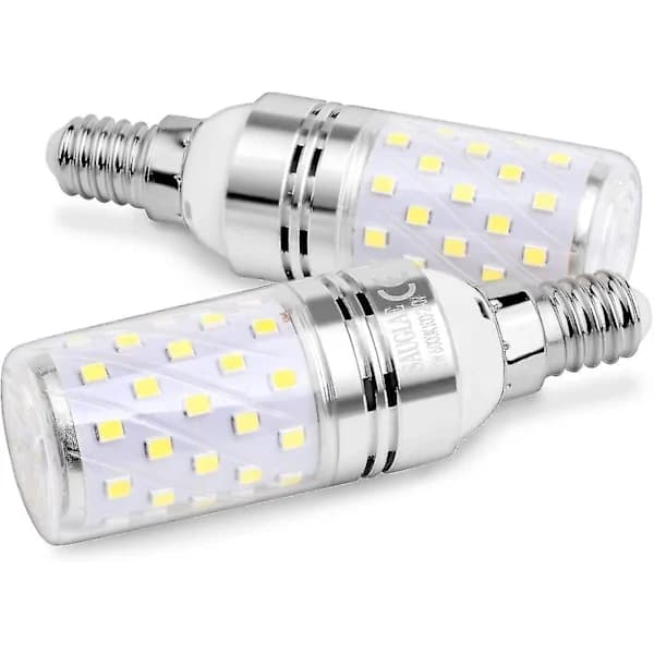 LED Corn Bulb 12W, equivalent to 100W incandescent bulb, E14, 6000K cool white light, 1200lm, 4-pack