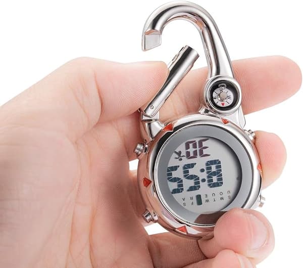 Kompass Karabiini Kello Naiset Miehet Monitoiminen Kellotaulu Kannettava