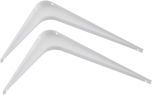 4-pack hyllstöd, skottfäste rät vinkel Bra DXGHC