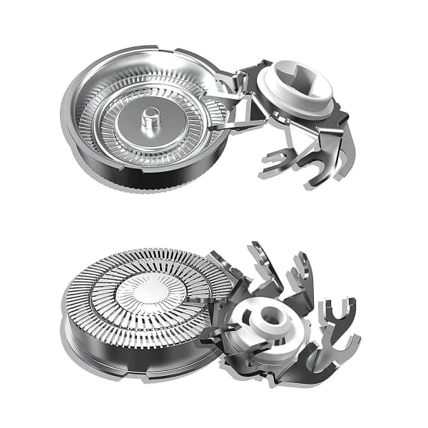 Dhrs Replacement Heads for Electric Shavers, Waterproof Replacement Blades for Men's Shavers, 3-pack