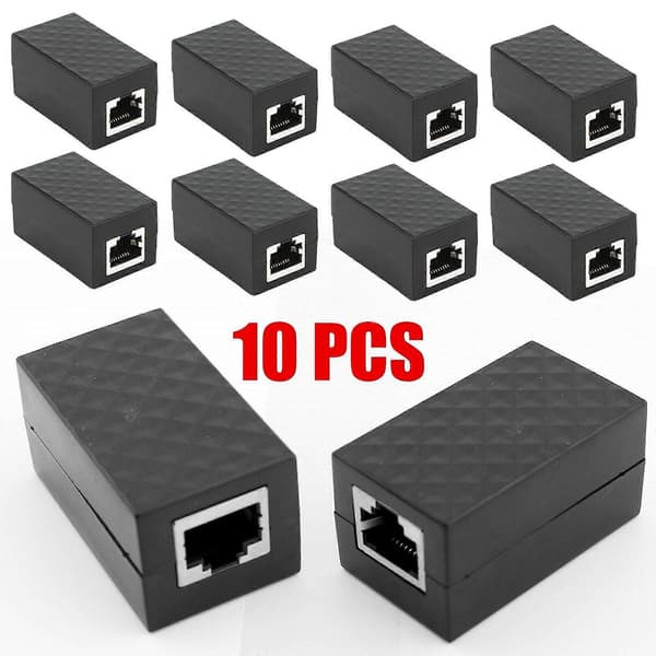 10x RJ45 Lightning Arrester Adapter Ethernet Surge Protector Protect Device tF FP