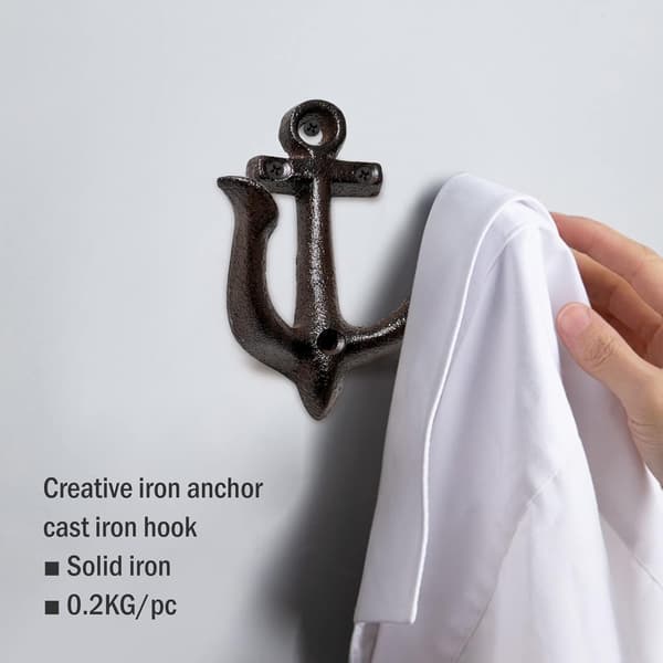 Dekorative veggkroker montert antikk Shabby Chic metall støpejern