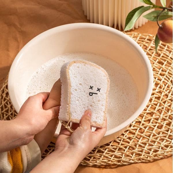 3 delar Toast Trämassabomull Absorberande trasa Köksdiskduk