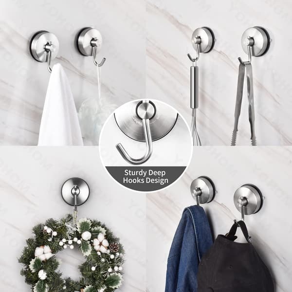 Suction Cup Hook Bathroom Door Hook Wall Shower for Crown Bathrobe Loofah C