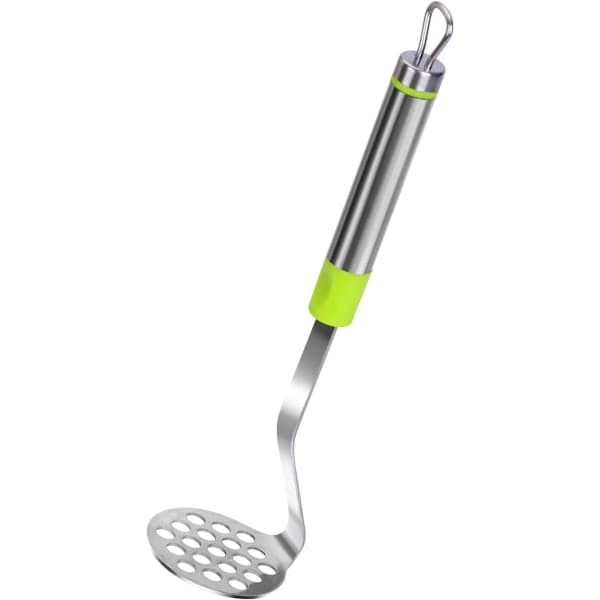 Kartoffelmoser i rustfrit stål, kartoffelpresser, madpresser