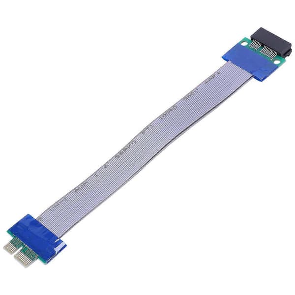PCI-Express PCI-E 1X Riser Card Fleksibel Skjøtekabel for PC