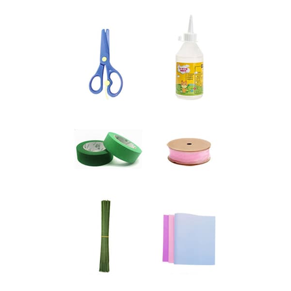 Fargerike, utsøkte, vakre, bøybare, holdbare piperensere, håndverk, DIY, håndlagde leker, rose