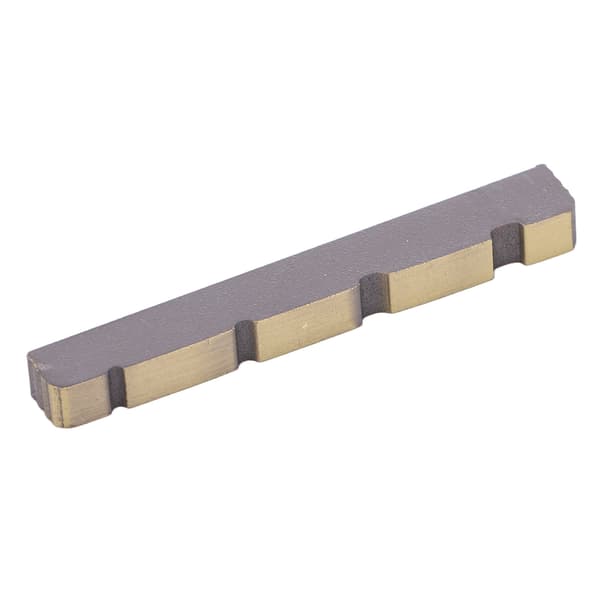 4-String Bass Saddle 38mm Pre-Slotted Portable Brass Replacement Guitar Bass Saddle