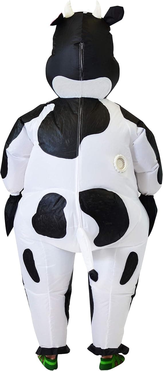 Uppblåsbar dräkt, luftfylld deluxe helkroppsdräkt, halloween, ko-dräkt - barn -FF-