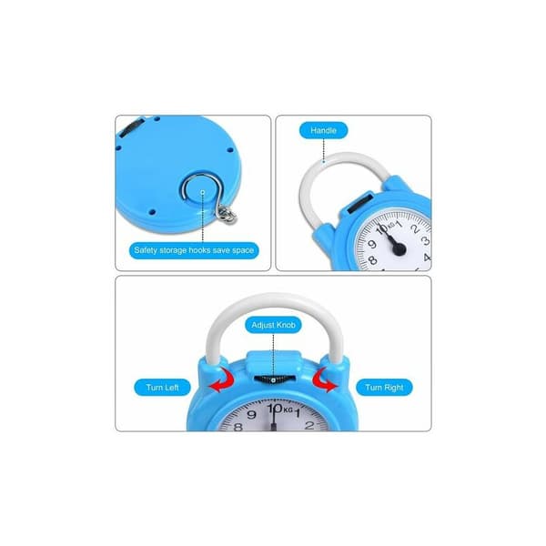 Luggage Scale, Load Scale Max 10kg Small and Portable with Comfortable Grip for Travel and General Work