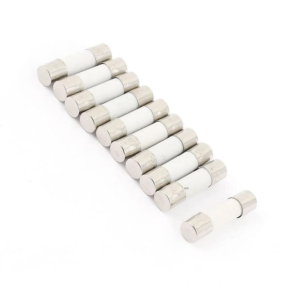 Delayed 250 V 5 A T5 A Ceramic Tube Fuse, 10 5 x 20 mm As shown As shown