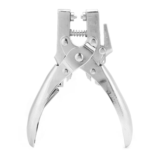 Multifunctional Dual-Use Steel Manual Hole Punch Pliers Hand Tool with 100 Buttons