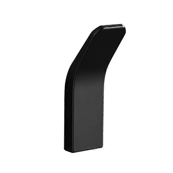 6-pack Black Self-Adhesive Hooks, Hangers, Towel Rails without Drilling, for Shower, Bathroom, Kitchen