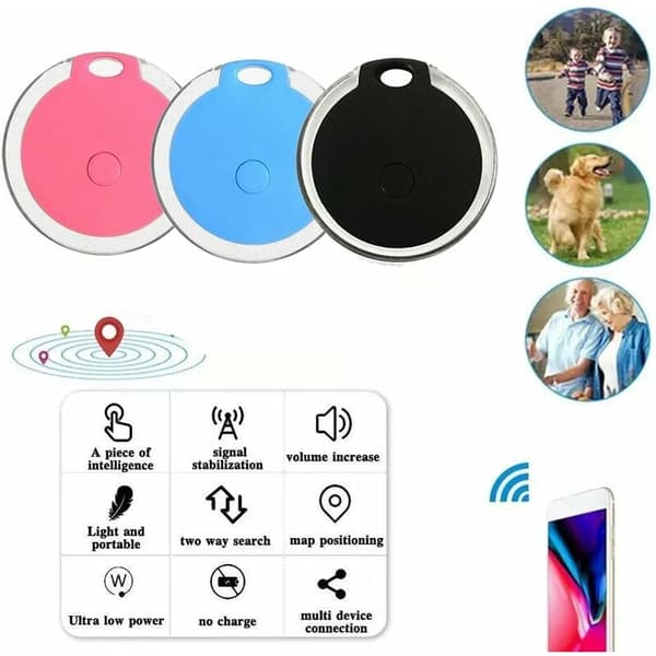 #1 Anti-tabskrave GPS-tracker - Hvid, GPS-tracker til kæledyr, Mi#