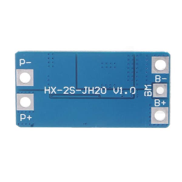 2S 10A 7.4V 18650 Lithiumoplader Beskyttelseskort BMS PCM Modul med Balancering