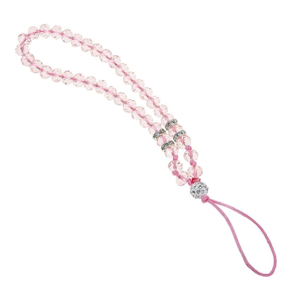 Multifunctional Phone Strap Handmade Phone Charm Mobile Phone Accessories Electronic Accessories Pink 1Set