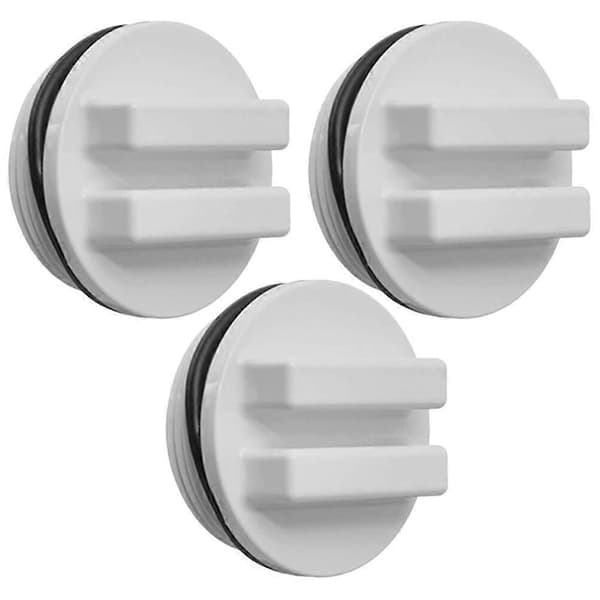 3-pack poolpluggar, poolreturpluggar, poolpluggar för nedgrävd pool
