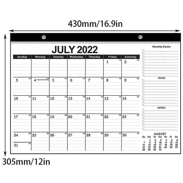 2023 Väggkalender Hängande Månadskalenderplanerare Månadsvis (4)