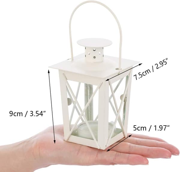 Glass Floor/Hanging Lantern, Portable Glass Lantern, Tea Light DXGHC