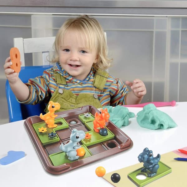 Puzzle Board Game Interest Moving Dinosaur Chess Interactive