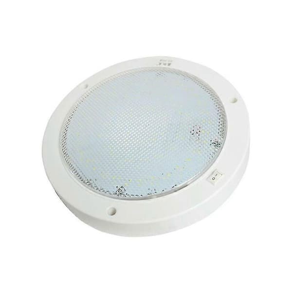 Kattolamppu, 12V LED-valaisin, pyöreä pinta-asennettava BF-kytkimellä