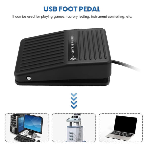 PC USB Fodpedal til tastatur - FA-