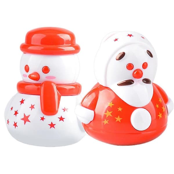 Mini snemand tumlestatue til juledekoration 6-pak