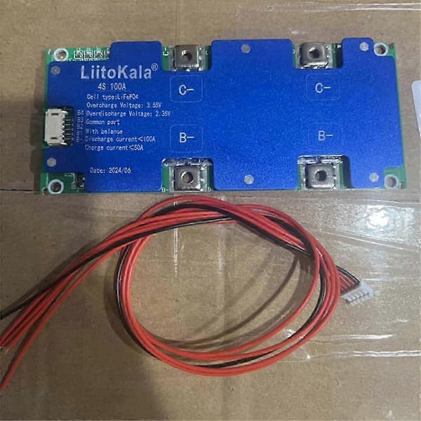 4S 12V 100A LiFePo4 Battery BMS with Advanced Charging Protection Board
