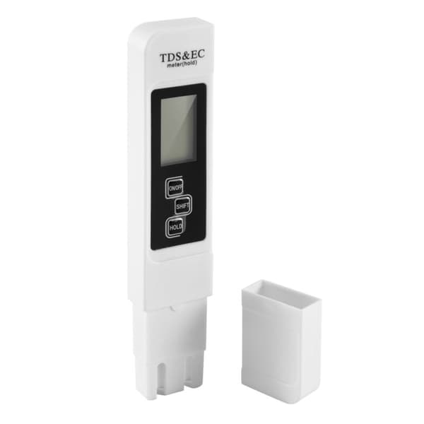Digital TDS EC-måler Kvalitetstester 0-9999 Måling Renhedstemperaturtester