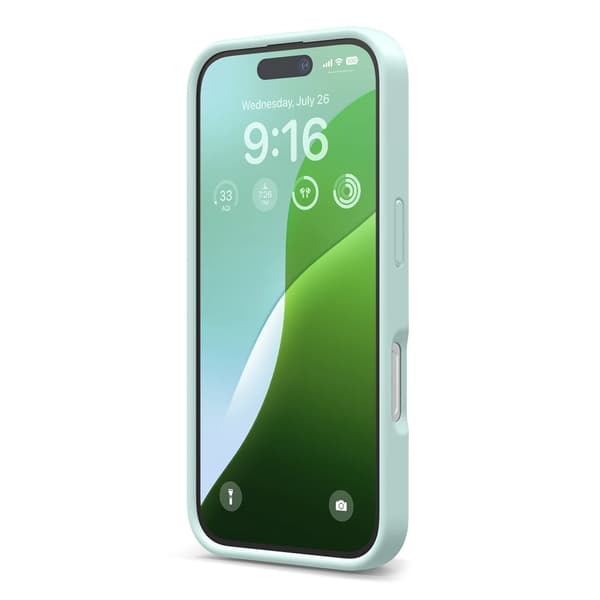 iPhone 16 Pro Mobilskal Silikon Rvelon - Grønn