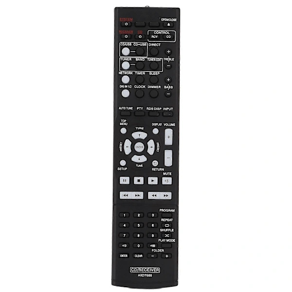 AXD7688 Remote Control for AV System, Replacement Remote Control Compatible with Pioneer XCP01K XCP01 DAB